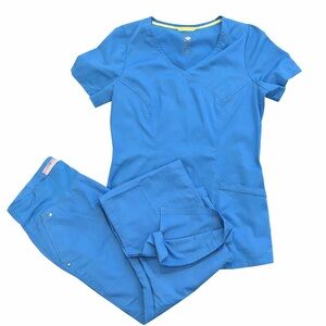 Healing Hands Teal Scrub Set-sz S to XS